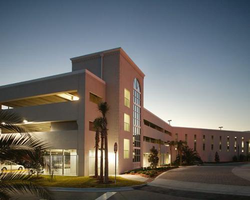 Exterior of Florida State College Parking Garage