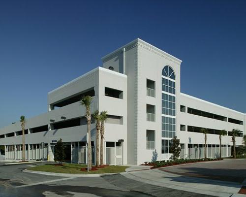 Exterior of Florida State College Parking Garage