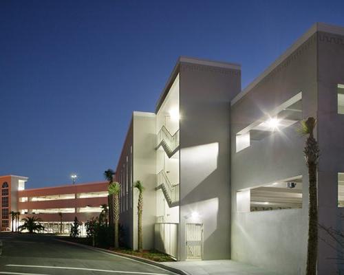 Exterior of Florida State College Parking Garage